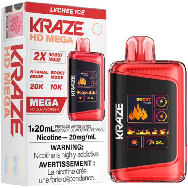 KRAZE KRAZE HD MEGA DISPOSABLE 20K