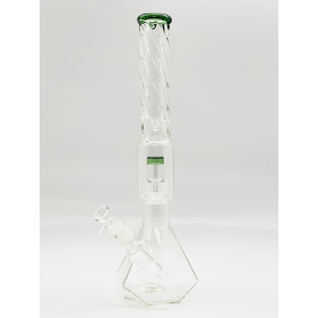 16'' TWISTED DIAMOND BEAKER BONG MA-BG283