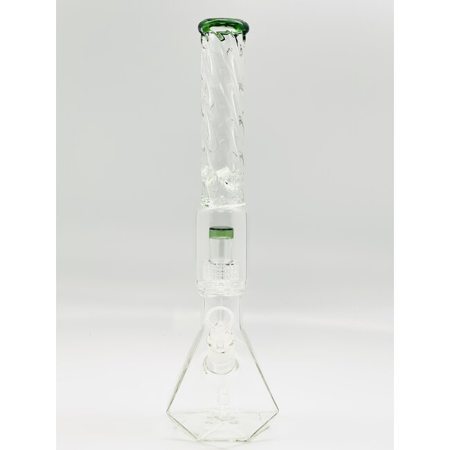 16'' TWISTED DIAMOND BEAKER BONG MA-BG283