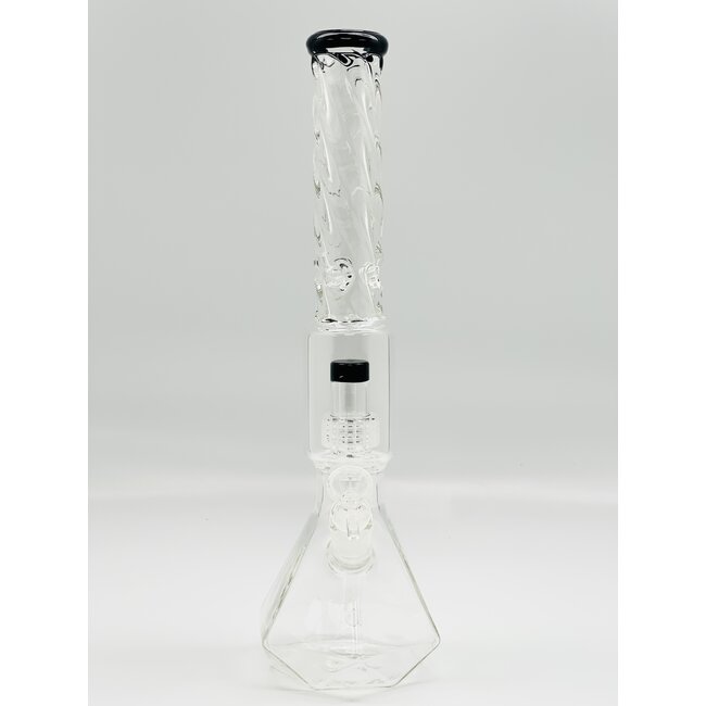 16'' TWISTED DIAMOND BEAKER BONG MA-BG283