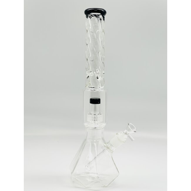 16'' TWISTED DIAMOND BEAKER BONG MA-BG283