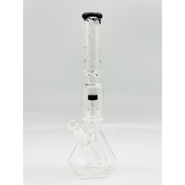 16'' TWISTED DIAMOND BEAKER BONG MA-BG283
