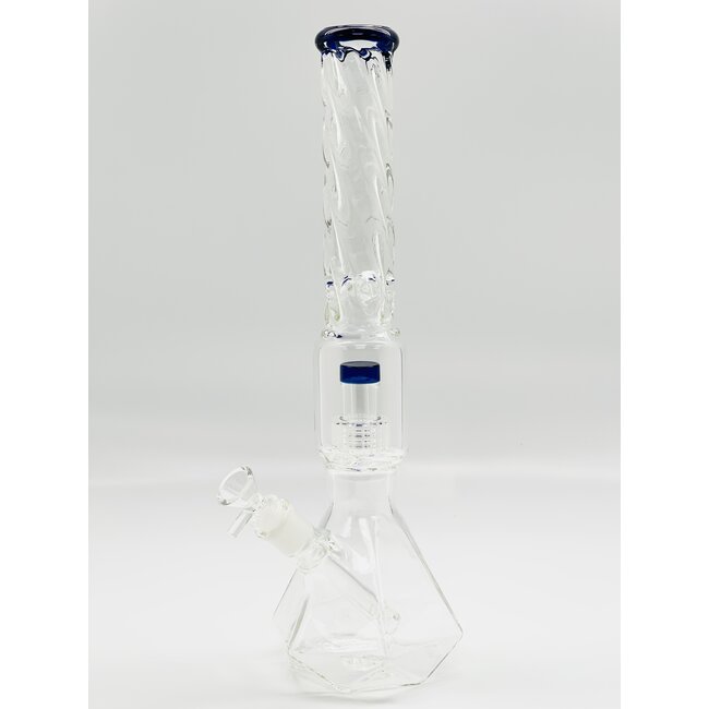 16'' TWISTED DIAMOND BEAKER BONG MA-BG283