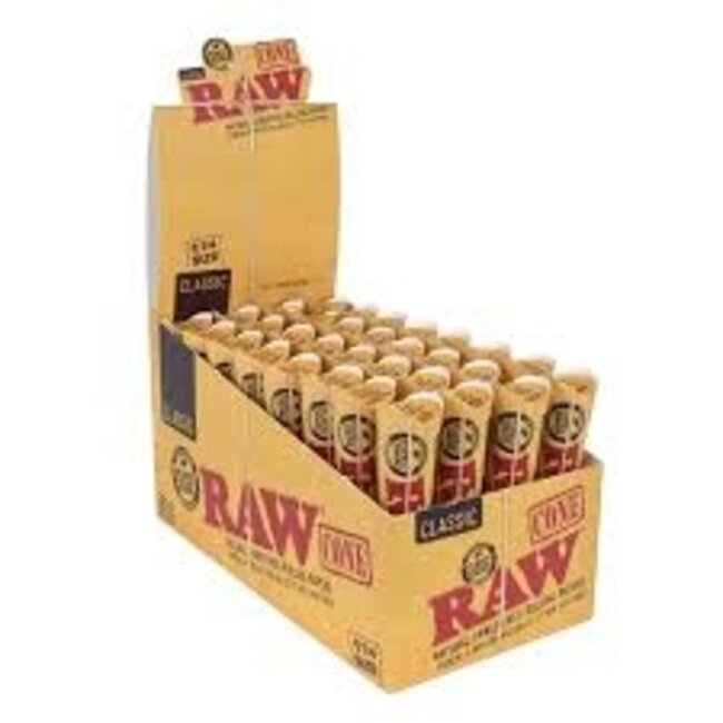 RAW RAW PRE-ROLLED CONE 1¼ – 6/PACK