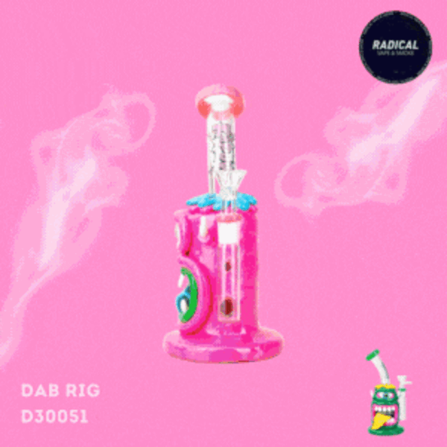 KAPOW 8'' RESIN 3D DAB RIG D30051