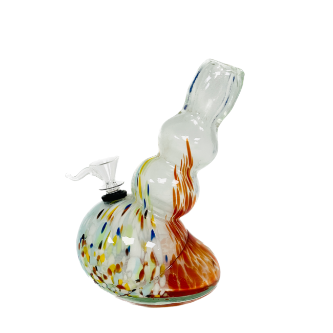 SOFT GLASS 7'' SIDE WAYS GLASS BONG