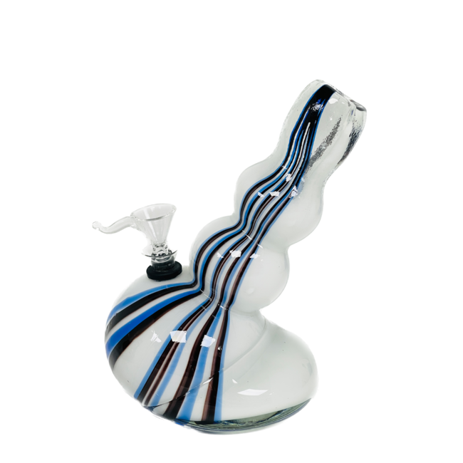 SOFT GLASS 7'' SIDE WAYS GLASS BONG