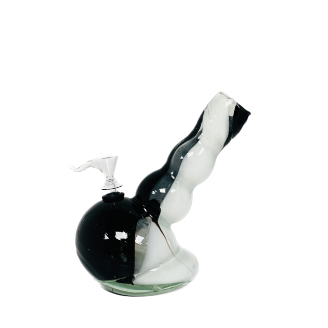 SOFT GLASS 7'' SIDE WAYS GLASS BONG