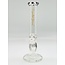 CRYSTAL GLASS 14'' STRAIGHT TUBE ICE CATCHER BONG 7MM C2163