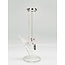 CRYSTAL GLASS 12'' STRAIGHT TUBE ICE CATCHER BONG 7MM C2163