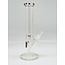 CRYSTAL GLASS 14'' STRAIGHT TUBE ICE CATCHER BONG 7MM C2163