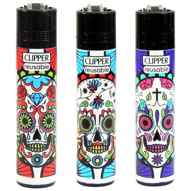 CLIPPER MEXICAN SKULLS LIGHTER