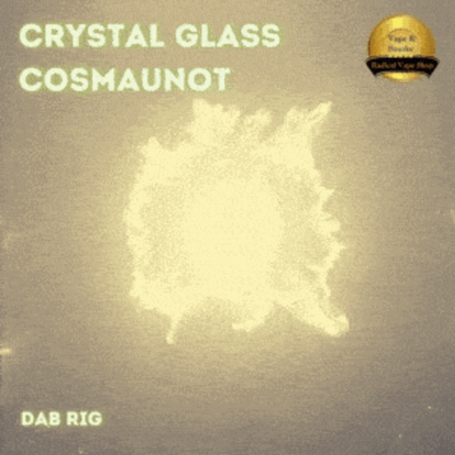 CRYSTAL GLASS 5'' COSMAUNOT DAB RIG