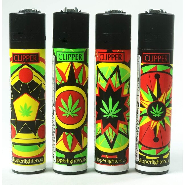 CLIPPER CLIPPER LIGHTER LEAF PRINT