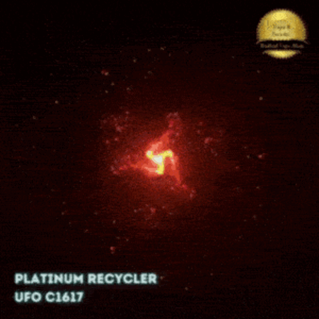 KAPOW 12'' PLATINUM RECYCLER UFO  C1617