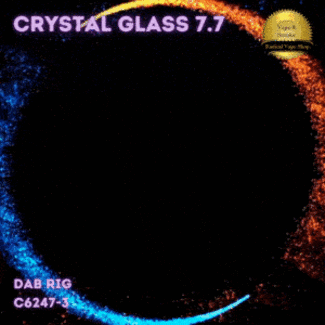 CRYSTAL GLASS CRYSTAL GLASS 7.7" DAP RIG C6247-3