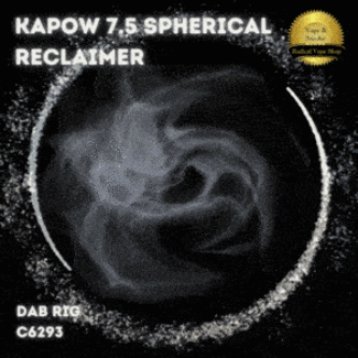 KAPOW KAPOW 7.5" Spherical Reclaimer dab rig C6293