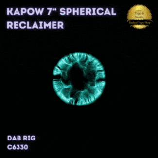 KAPOW KAPOW  7" SPHERICAL RECLAIMER DAB RIG C6330