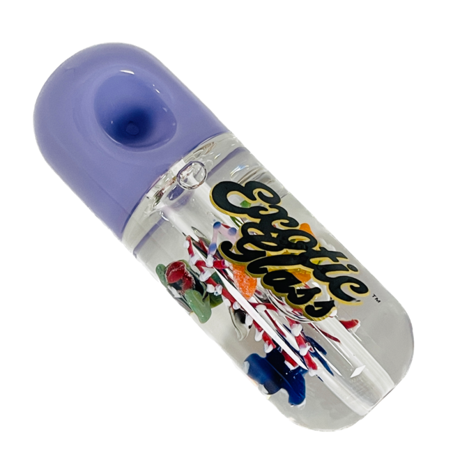 EXOTIC 4'' FISH GLYCERIN PIPE CS140