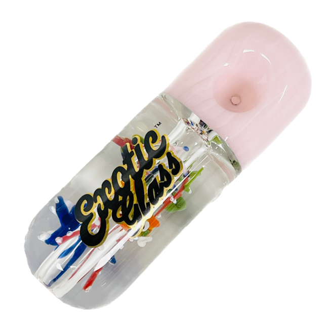 EXOTIC 4'' FISH GLYCERIN PIPE CS140