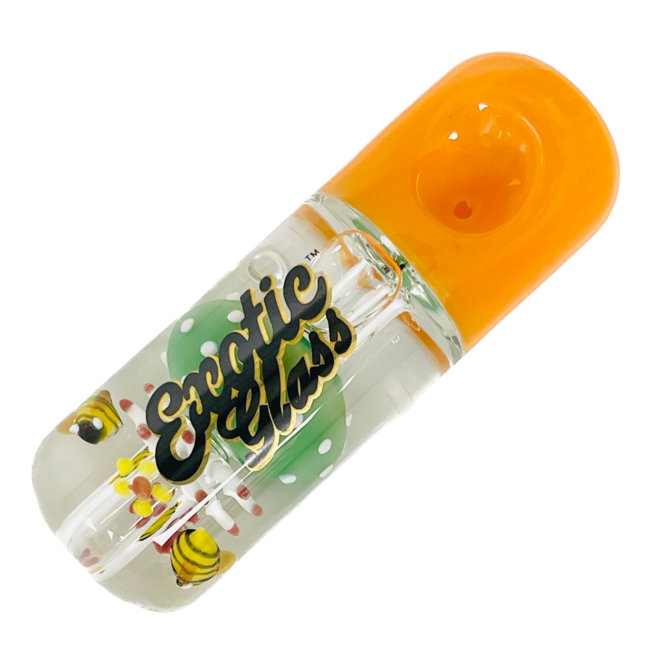 EXOTIC 4'' MUSHROOM GLYCERIN PIPE C139