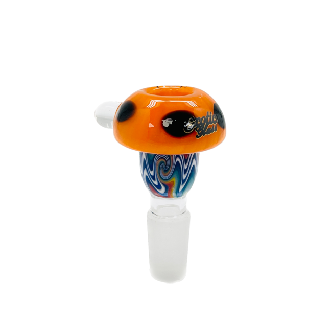 EXOTIC 14MM MUSHROOM GLSSS BOWL CC460