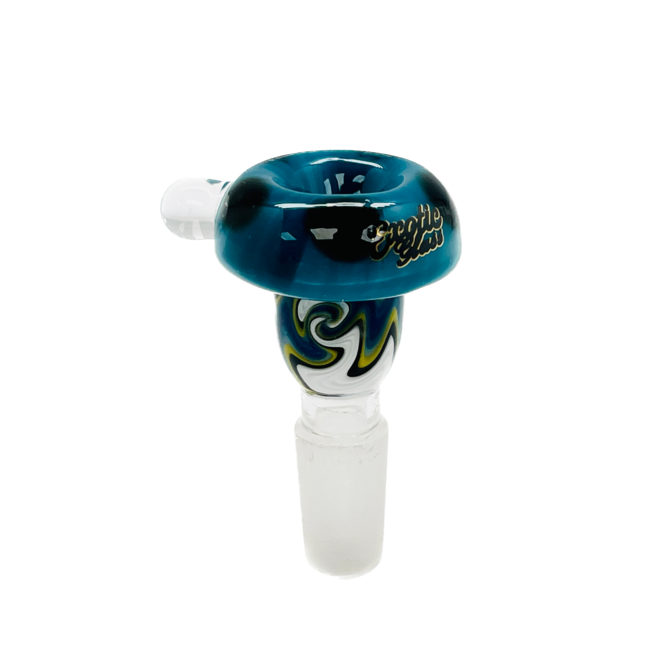 EXOTIC 14MM MUSHROOM GLSSS BOWL CC460