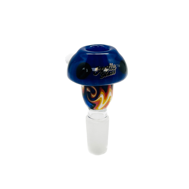 EXOTIC 14MM MUSHROOM GLSSS BOWL CC460