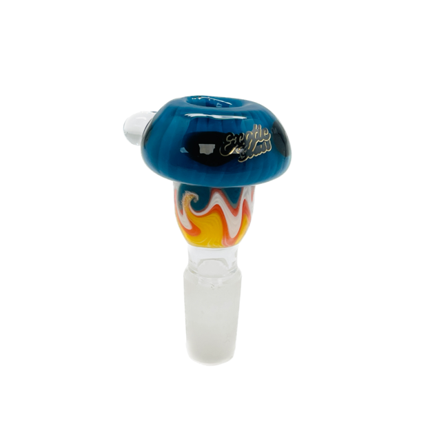 EXOTIC 14MM MUSHROOM GLSSS BOWL CC460