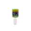EXOTIC 14MM WIGWAG GLASS BOWL CC459