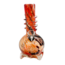 SOFT GLASS 7'' MINI ROUND WAVE BASE WITH RING GRIP WATER BONG