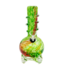 SOFT GLASS 7'' MINI ROUND WAVE BASE WITH RING GRIP WATER BONG