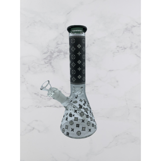 12'' LUXURY PATTERN BAKER  BONG 7MM(MG-12-Y-M)