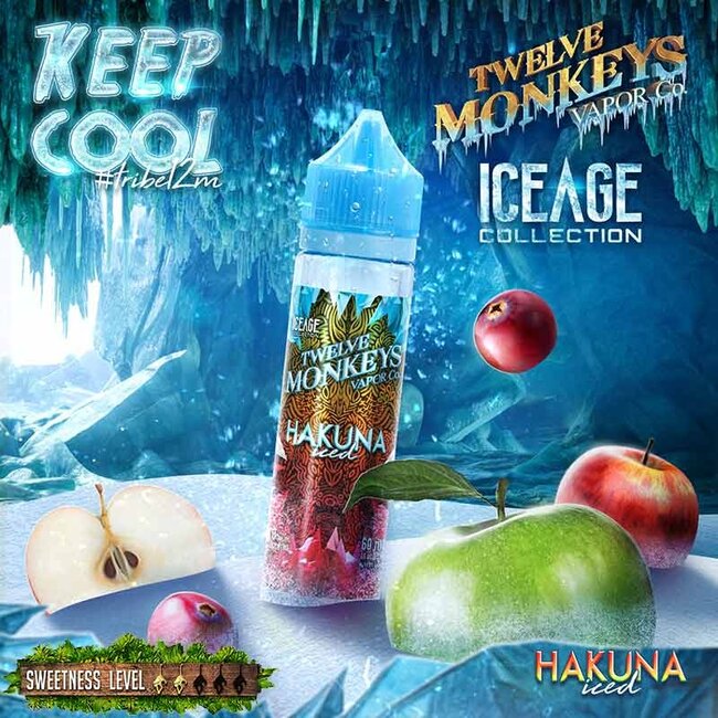 Twelve monkeys E-juice TWELVE MONKEYS ICE E-LIQUID
