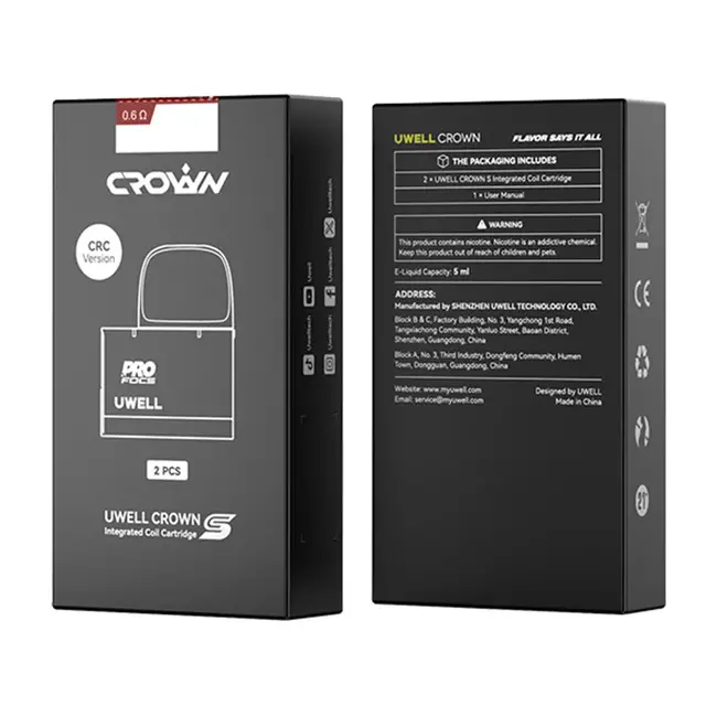 UWELL UWELL CROWN S REPLACEMENT POD(2 PCS)