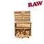 RAW RAW 3 METER ROLL  WITH 30 PRE ROLLED TIPS
