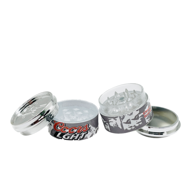 4 PIECE  1.5'' PLASTIC CANS GRINDER