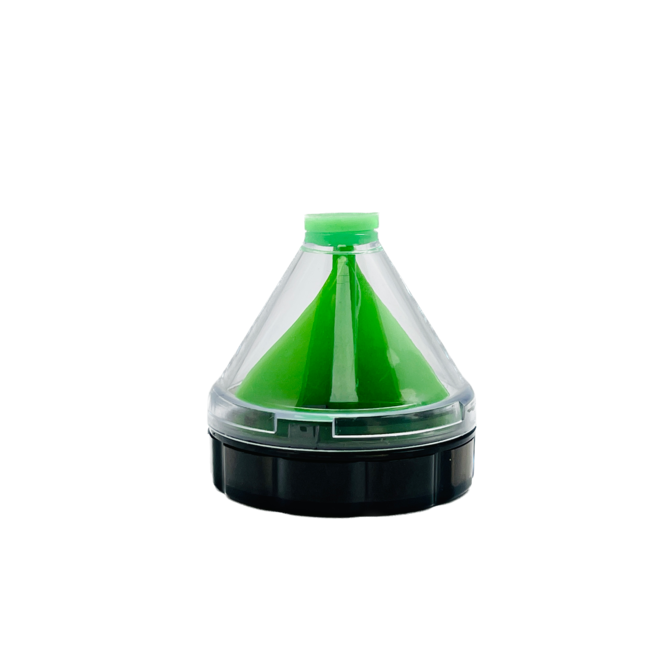 2 PIECE  CONE FILTER PLASTIC GRINDER