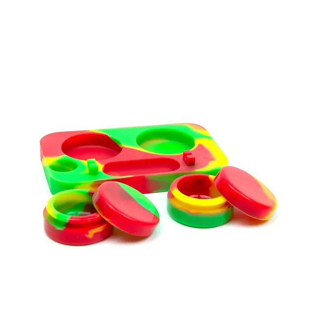 KAPOW SILICONE DAB/OIL TRAY WITH CONTAINER