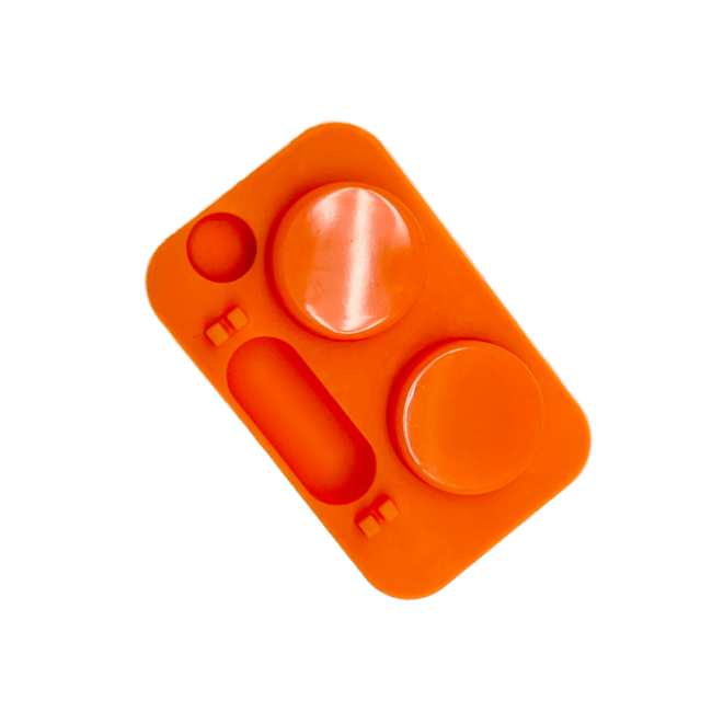 KAPOW SILICONE DAB/OIL TRAY WITH CONTAINER