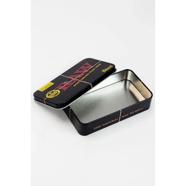 RAW RAW BLACK  TIN BOX