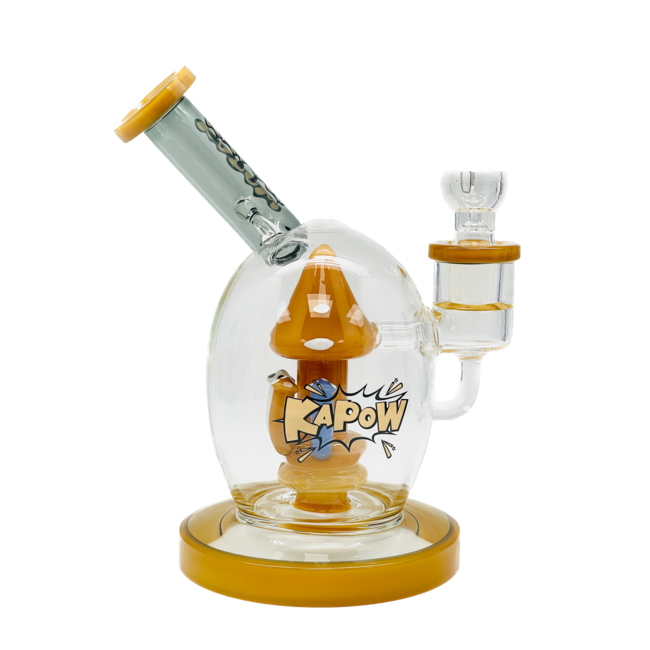 KAPOW 7.5'' PREEMO MUSHROOM BONG  C1618