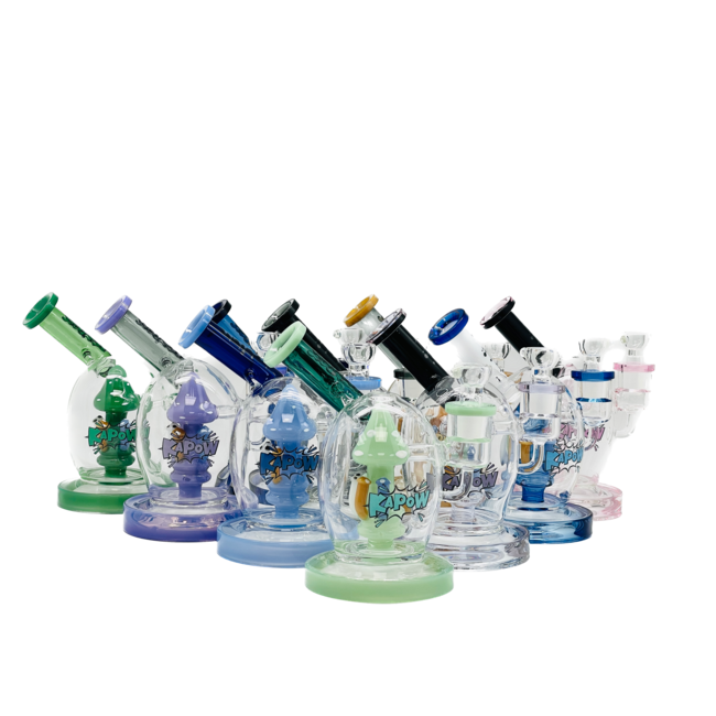 KAPOW 7.5'' PREEMO MUSHROOM BONG  C1618