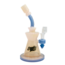 EXOTIC 9.5'' HEAVY FUMED TWO TONE BARREL PERC DAB RIG C6339