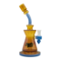 EXOTIC 9.5'' HEAVY FUMED TWO TONE BARREL PERC DAB RIG C6339