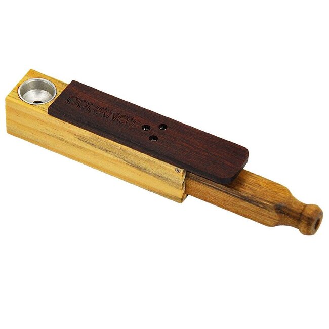 PUSH PULL WOODEN HAND PIPE WD-024