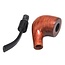 DRAGON CASTLE EBONY WOODEN HAND PIPE WD-0005