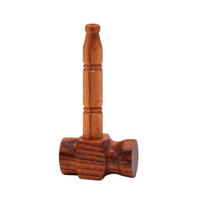 HAMMER WOODEN HAND PIPE WD-042