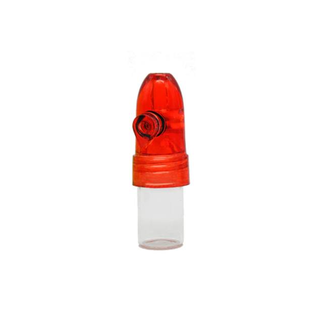 ACRYLIC SNUFF BULLET-RED