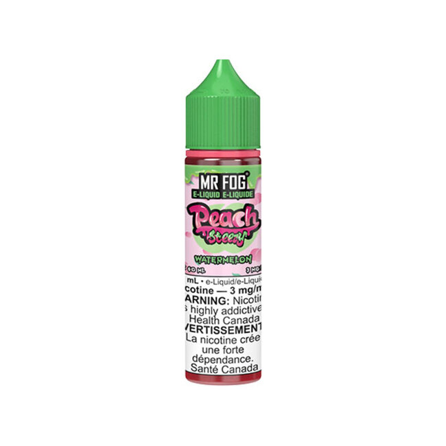 MR FOG MR FOG PEACH STEEZY FREE BASE E-LIQUID